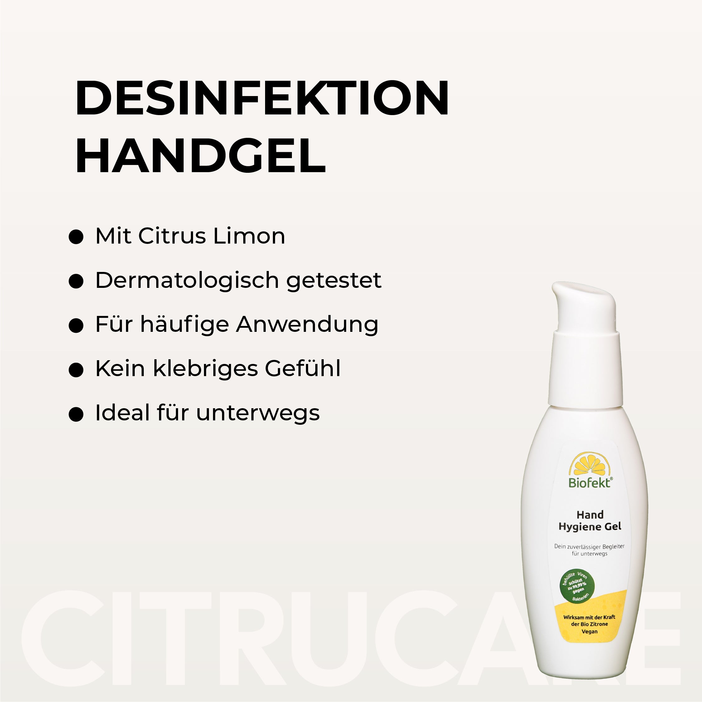 Desinfektion Handhygiene-Gel