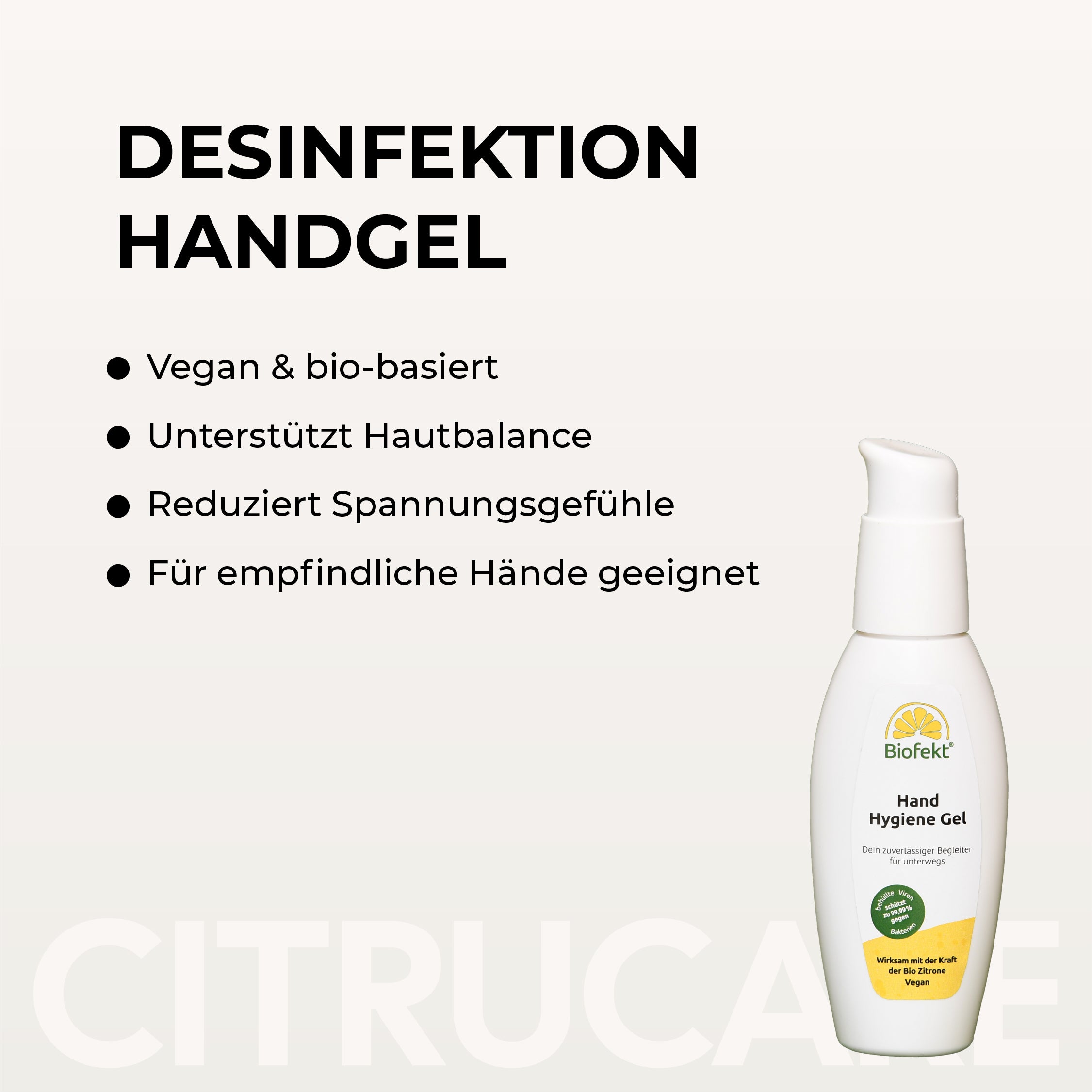 Desinfektion Handhygiene-Gel