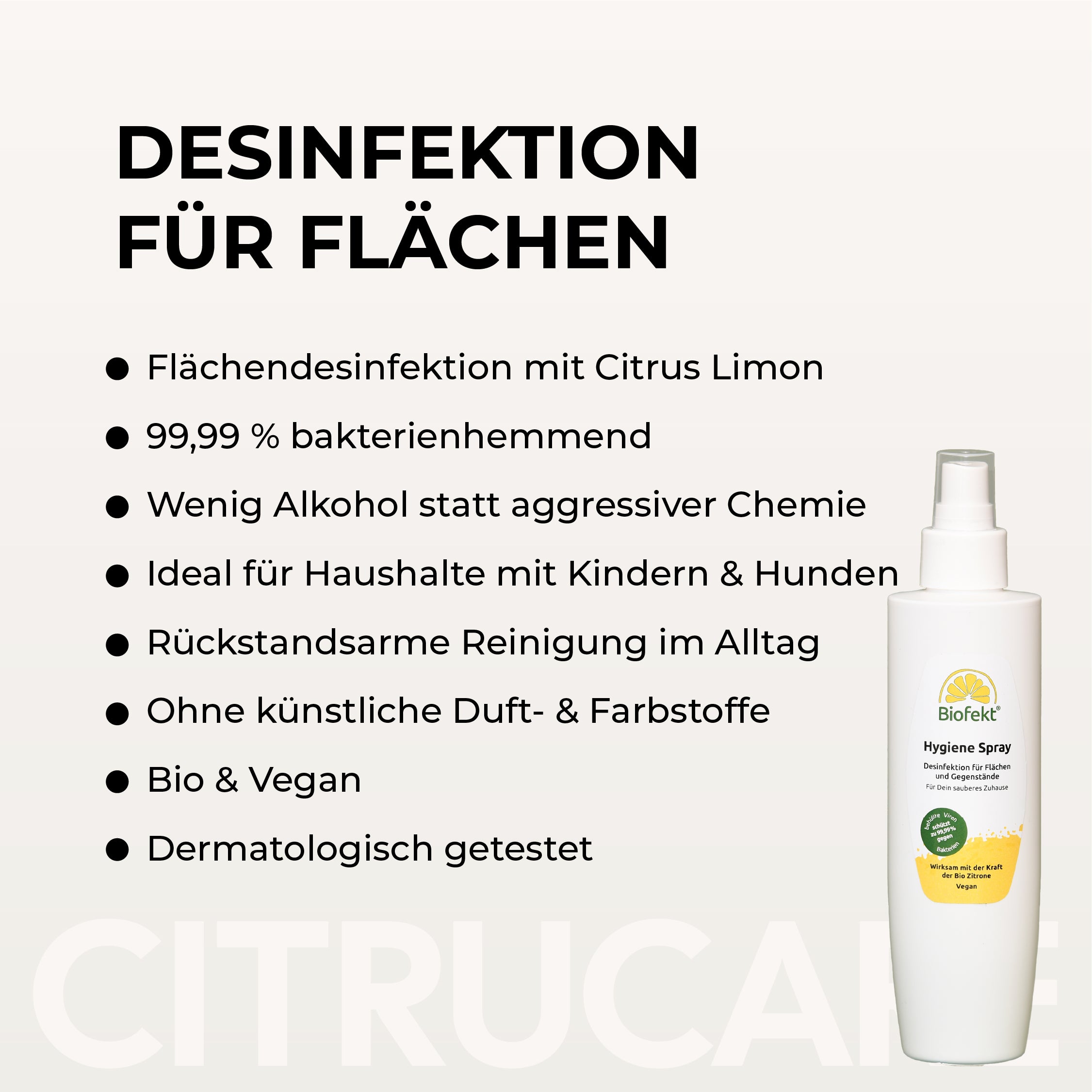 Desinfektion Flächenhygiene-Spray