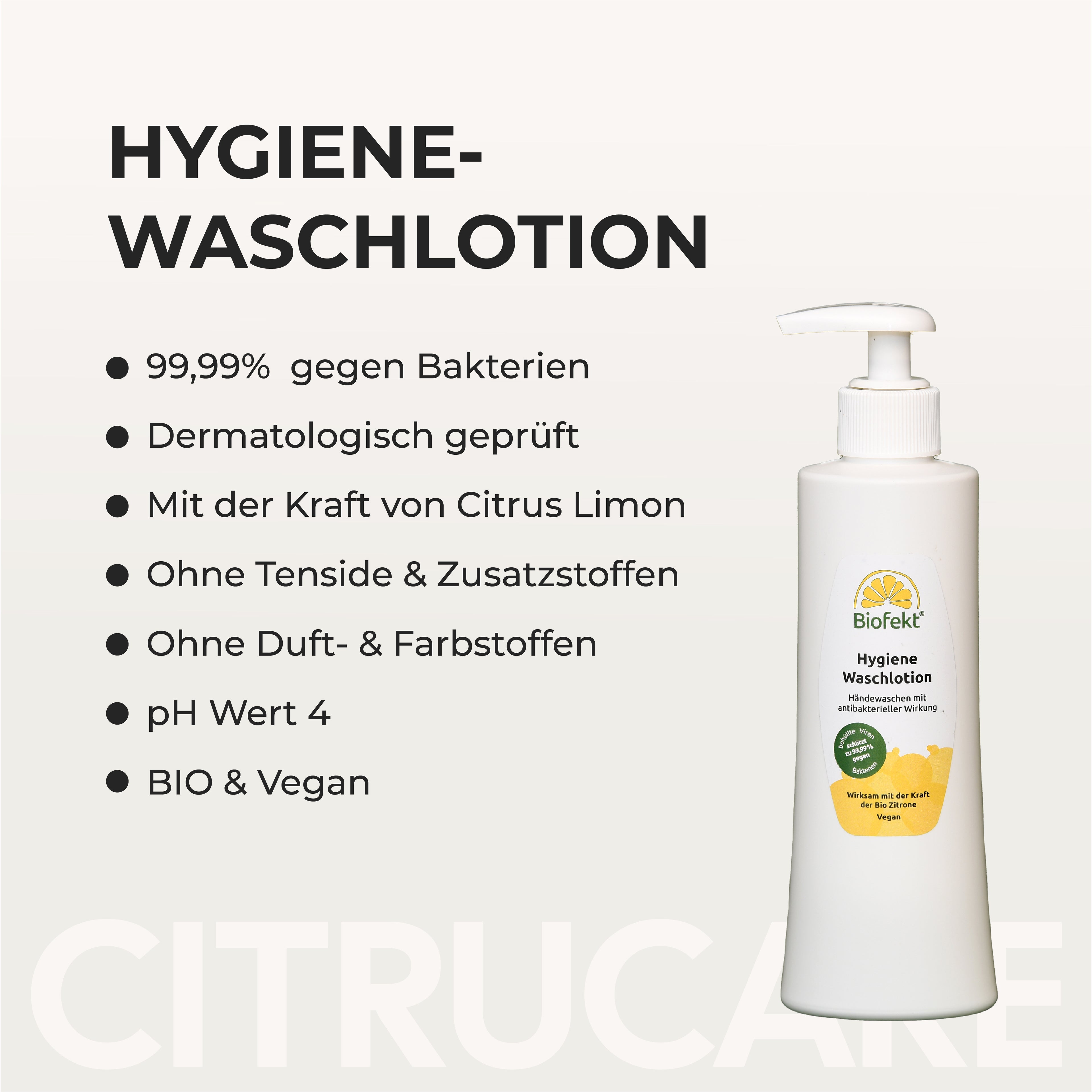 Antibakterielle BIO Waschlotion